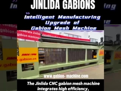 Modernização de fabricação inteligente da máquina de malha de gabião Jinlida