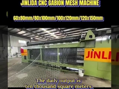 JINLIDA Máquina de malha de gabião CNC: 10.000 m2 de produção diária