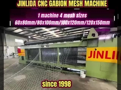Produção de Malha de Gabião Multi-Tamanho: Máquina CNC JINLIDA