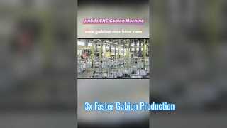 Máquina de malha CNC Gabião JINLIDA | Produção 2–3x mais rápida | Direto da fábrica