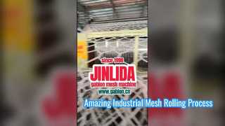 Linha de produção de máquina de malha de Gabion totalmente automática de alta velocidade