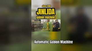 Fabricação de malha de gabião com máquina JINLIDA