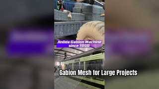 Malha e máquinas de Gabião de alta qualidade | JINLIDA para infraestrutura, proteção de taludes e margens de rios
