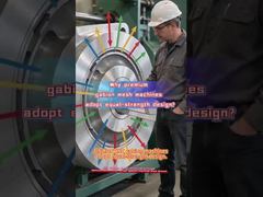 As máquinas de malha de gabião CNC JINLIDA adotam um design de resistência igual para equilibrar o estresse em todas as peças.