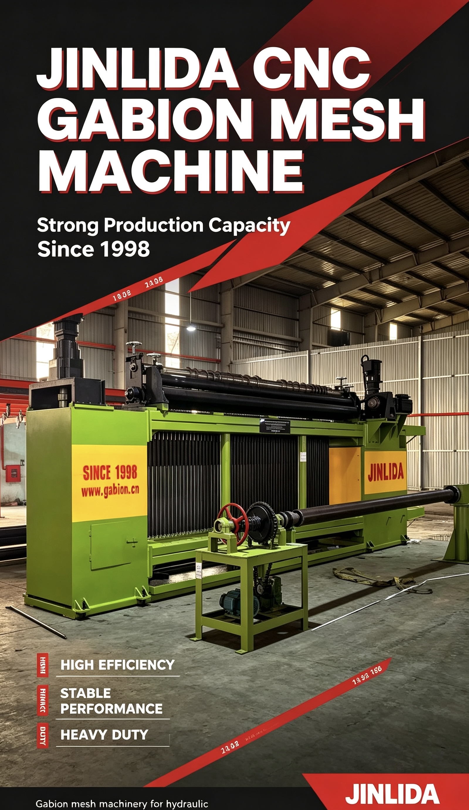 Últimos blogs da empresa sobre How to Set Up a CNC Gabion Mesh Machine Before Production: A Practical Pre-Start Checklist