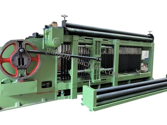 comprar Fio dobro Mesh Netting Machine da caixa da movimentação 84x120mm Gabion da cremalheira fabricação em linha
