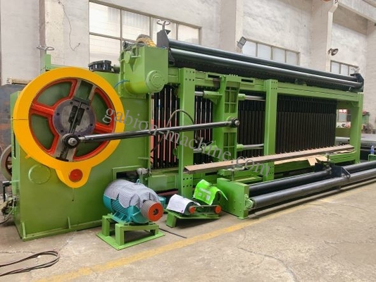 comprar O PLC controla a máquina automática 4.2mm que da cartonagem de Gabion o PVC revestiu a saída do fio 225m/h fabricação em linha