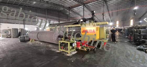 Comprar Malha uniforme do CNC Gabion que faz a máquina para a produção pura da malha da caixa de Gabion fabricação em linha