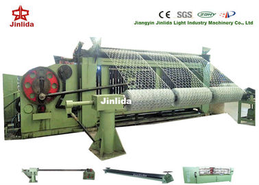 comprar rede de arame sextavada do controle 100*120mm do PLC da máquina da malha de 5000mm 30kw Gabion fabricação em linha