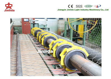 comprar linha de produção 6-25r/min de 4000mm Mesh Straightening Machine 2.3kw Gabion fabricação em linha