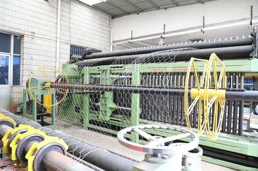 comprar saída ajustável da malha da máquina 195m/h da malha do fio 80x100mm Gabion de 3.2mm fabricação em linha