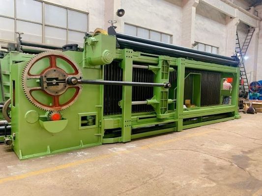 comprar Máquina da malha de Gabion do controle do PLC de 3 torções para o colchão sextavado de  da rede de fio fabricação em linha