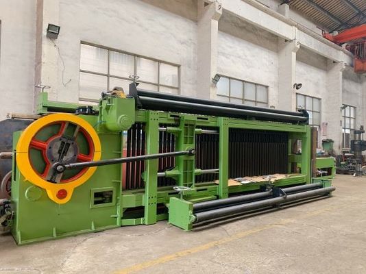 comprar Largura personalizada 15kw Mesh Machine Galvanized Double Twist sextavado Gabion WireNetting de 2000mm fabricação em linha