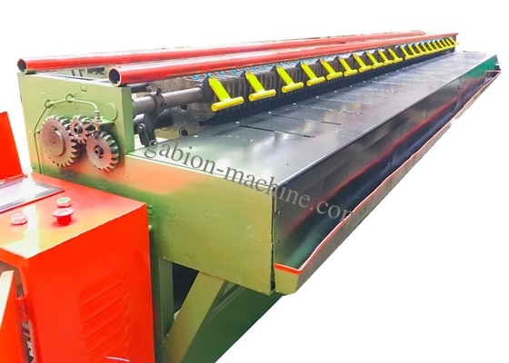comprar máquina de enrolamento da borda de 4m com o PLC para o fio sextavado Mesh Gabion Production Line de 100*130mm fabricação em linha