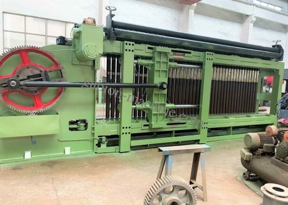 comprar A máquina do controle 4300mm Gabion do PLC galvanizou a cesta de 80*100mm Gabion para a retenção do solo fabricação em linha