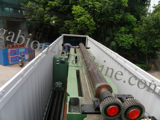 Zine revestiu a máquina da malha de  Gabion/colchão de Gabion com o sistema de óleo automático