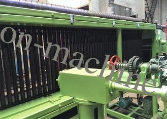 Ferro galvanizado Gabion de 3 cruzes que faz a máquina com a caixa de engrenagem grande do sem-fim